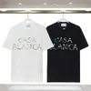 T Fashion shirt mannen vrouwen ontwerpers t-shirts teen kleding tops man s casual borst brief shirt kleding street shorts mouw kleren casablanca t shirts