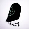 23FW Черно-белое ночное свечение Теплая ветрозащитная вязаная шапка для езды на велосипеде и рыбалки, каменная бараклава, маска, головной убор, хип-хоп, уличная мода, унисекс