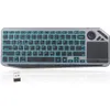 Teclados Bow 2.4G Teclado Sem Fio Backlit Bluetooth com Touchpad Recarregável para Smart TV Telefone Ipad PC 231130