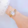 Wristwatches Top Luxury Diamond Watch For Women Elegant Brand Quartz Steel Bracelet Watches Ladies Zircon Crystal Fashion Wristwatch Clock