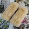 Guantes sin dedos Chica de invierno Natural Real Rex Guantes de piel de conejo Buen elástico Tejido a mano Rex Piel de conejo Mitones Señora Real Rex Guantes de piel de conejo 231201