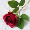 Fleurs décoratives 5 pièces Roses artificielles saint valentin Simulation soie Rose mariage décoration de la maison fausses plantes bricolage couronne fournitures