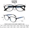 Güneş gözlükleri Turezing 4 Paket Okuma Gözlükleri Erkek ve Kadın HD Optik Okuyucu Gözlükler Moda Bahar Menteşe Kedi Gözü Dekoratif Gözlük 0-600