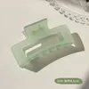 Copricapo Accessori per capelli Artiglio di moda per donna Ragazza Plastica trasparente Grandi clip Regalo Tinta unita 231130