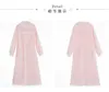 Damen-Robe, Damen-Nachtwäsche, Lolita-Prinzessin-Robe, hellblauer Flanell-Pyjama. Umlegekragen, Schlafroben, Nachthemd, Morgenmantel, Loungewear 231130