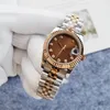 Wristwatches 2023 Men's Luxury Automatic Mechanical Diamond 31mm Dial Stainless Steel 904L Women's Brand Watch