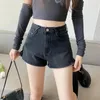 Frauen Jeans Sommer 2023 Koreanische Version Schlanke Und Würzige Mädchen Denim Hosen Vielseitige Casual Hohe Taille Breite Bein Shorts