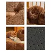 kennels pens Winter Warm Dog Sofa Bed Small Medium And Large Dog Plush Sleeping Kennel Comfortable Soft Detachable And Washable Pet Nest 231130
