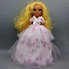 Elektrisk RC -bil lämplig för cosplay 27 cm Rainbow High Doll Evening Dress Summer Clothes Girls Christmas Gift 231201