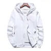 Heren Hoodies Heren Windjack Effen Kleur Lange mouw Unisex Kapmantel Krimpbare manchetten Zakken Ritssluiting Zonwering