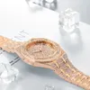 الساعات النسائية أفضل العلامة التجارية الفاخرة الكاملة من الصلب رجل Wristwatch Fashion Fashion Ladies عرض مزدوج مشاهدة Relogio Feminino 231201