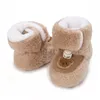 Botas Blotona Born Snow Cute Bear Padrão Inverno Tornozelo Quente Bebê Caminhando Sapatos para Criança Infantil