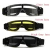 Outdoor Eyewear X800 Military Goggles 3 Lenses Tactical Army Sunglasses Paintball Airsoft Hunting Combat Hiking Glasses 231201