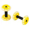 Ab Rollers Muskeltrainer Fitness Übung Roller Rad 2 Stück Home Gym Bauchausrüstung 231201