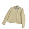 Women's Jackets designer brand High end women's lapel mid length trench coat, new color blocking zipper jacket, short design sense U8SK