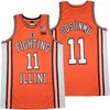 NCAA Illinois Fighting Illini Ayo Dosunmu College Basketball Jerseys Kofi Burn Iowa Hawkeyes Luka Garza Michigan Woerines Isaiah Liver