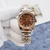 Wristwatches 2023 Men's Luxury Automatic Mechanical Diamond 31mm Dial Stainless Steel 904L Women's Brand Watch