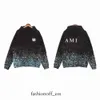 Amirri Mens Womnes Amirri Hoodie Designer Graffiti Hoodies Sweater Hoodies Pullover Sweatshirtsヒップホップレタープリントトップトップコットンフード付き254