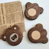 Apribottiglie portatile in legno Utensili da cucina Apribottiglie con artiglio di gatto Adesivo per frigorifero in legno massello di noce nera Personalizzato per uso domestico Apribottiglie per birra LT688