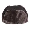 Trapper Chapéus Feminino Inverno Proteção de Orelha Ajustável Ushanka Chapéu Unissex Russo Ski Sólido Fofo Faux Fur Cap Fashionthick Quente Caps 231130