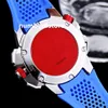 EPIC X Chrono Diamond Blue Mens Watch Oversize 47mm Luxury Sports Watches VK Quartz Sapphire Crystal Swiss Wristwatch Waterproof