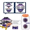 4D Beyblades Infinity Nado 3 Original Crack Series 2 In1 Split Transforming Metal Gyro Battle Волчок с аниме Детская игрушка в подарок 231130