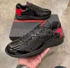 Designer Sneakers Americas Cup Womens Sneakers Mens Shoes Low Top Runner Sports Shoes Black Rubber Sole Fabric Patent Leather Tennis Trainers Size-38-45