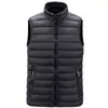 Heren Vesten Heren Vest Jas 2023 Herfst Warme Mouwloze Jassen Mannelijke Winter Casual Vest Plus Size Veste Homme Merk outwears