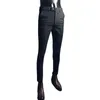 Abiti da uomo Pantaloni da completo alla moda Tinta unita Pantaloni corti elasticizzati super morbidi e slim fit