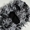 Beanie Skull Caps 1 PCS Y2K Tassel Balaclava Angustiado Malha Full Face Ski Máscara Shiesty Colorblock Knit Fuzzy 231130