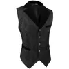 Heren Vesten Jacquard Single Breasted Knop Mannen Vest Pak voor Bruiloft Casual Vintage Vest Mode 231130