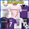 24 25 Jerseys de football Fiorentina Milenkovic J. Ikone Bonaventura Sottil 2024 2025 Arthur Beltran Nico Duncan Kayode Men de football Shirts Kids Kits