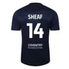 23 24 Coventry City Futbol Formaları O Hare Sheaf Gyokeres Godden Hamer 2024 Ev Mavi Erkekler Çocuklar Kit Futbol Gömlekleri Camiseta De Futbol Top