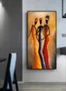 キャンバス印刷アフリカンの女性ポートレート油絵スカンジナビアのポスターとプリントリビングルームのキャンバスウォールアート写真9367975