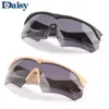 Utomhus Eyewear Daisy Brand Tactical Shooting Glasses Militära skyddsglasögon Ridning med 3 linser Original Box Men S 231201
