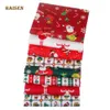 Fabric and Sewing Christmas Series Twill Cotton Fabric Patchwork Tissue Cloth Set DIY Needlework Sewing Quilting Handmade Material8pcsLot 20x25cm 231130