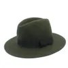 Wide Brim Hats Bucket Hats 100% Wool Wide Brim Floppy Felt Trilby Bowknot Fedora Hat For Elegant Womem Ladies Winter Auturmn Cashmere Gangster Church Hat 5 231130