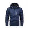 Herren Jacken Winter Fleece Verdicken Männer Mit Kapuze Jacke Atmungsaktive Wasserdichte Kleidung Männlich Outdoor Angeln Wandern Camping Mantel Thermische 231201