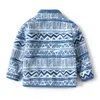 Down Jas 28T Kinderkleding voor Jongens Meisjes Winter Fleece Jassen Rits Blauw Leuke Verkopen Dikke Babyjassen 231201