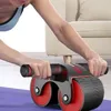 Ab Rollers Abs Belly Wheel Automatic Rebound Mute Abdominal Exerciser Training Arm Muscles Bodybuilding Roller Wheel Workout Equipment 231201