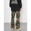 Pantalons pour hommes Foufurieux 2023 Mode Camouflage Baggy Hommes Survêtement Cargo Flare Joggers Pantalon de survêtement Hip Hop Pantalons longs Hommes 231201