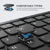 Teclados Dobrável Teclado Bluetooth Recarregável com Grande Touchpad Tri Dobrável Ultra Slim Travel 231130