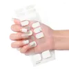 Kit Nail Art 20 pezzi/fogli Strisce di smalto per donne Adesivi autoadesivi