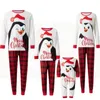 Passende Familienoutfits Passende Familienoutfits Weihnachtspyjamas Mutter Kinder Niedlicher Aufdruck Weihnachtsnachtwäsche Familienlook Kleidungssets Nachtwäsche 231130