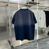 T-shirt Plus da uomo Polo Girocollo ricamato e stampato in stile polare estivo con puro cotone da strada 2225