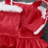 Abiti da ragazza Anno Neonate Abito da spettacolo natalizio Bambine Abito da festa Abbigliamento per bambini Festa di Natale Tulle Abiti da principessa per bambini 231130