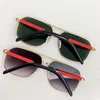 Nya modedesign män solglasögon 127 klassisk form fyrkantig metallram enkel och populär stil mångsidig utomhus UV400 -skyddsglasögon