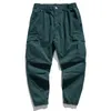 Männer Trainingsanzüge Elmsk 2023 Herbst Trend Mode Lose Multi Tasche Arbeitskleidung Hosen Jugend Solide Vintage Leggings Casual