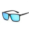 Sonnenbrille Unisex Quadratische Vintage Sonnenbrille Polarisierte feminin für Frauen Männer Gafas de Sol