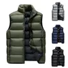 Gilet da uomo Gilet invernale caldo Gilet imbottito imbottito in anatra bianca calda Giacca spessa antivento alla moda Outwear Abbigliamento maschile